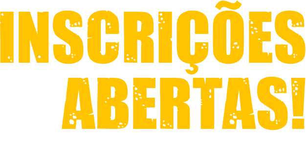 Inscrições abertas! De 12/5 a 12/6